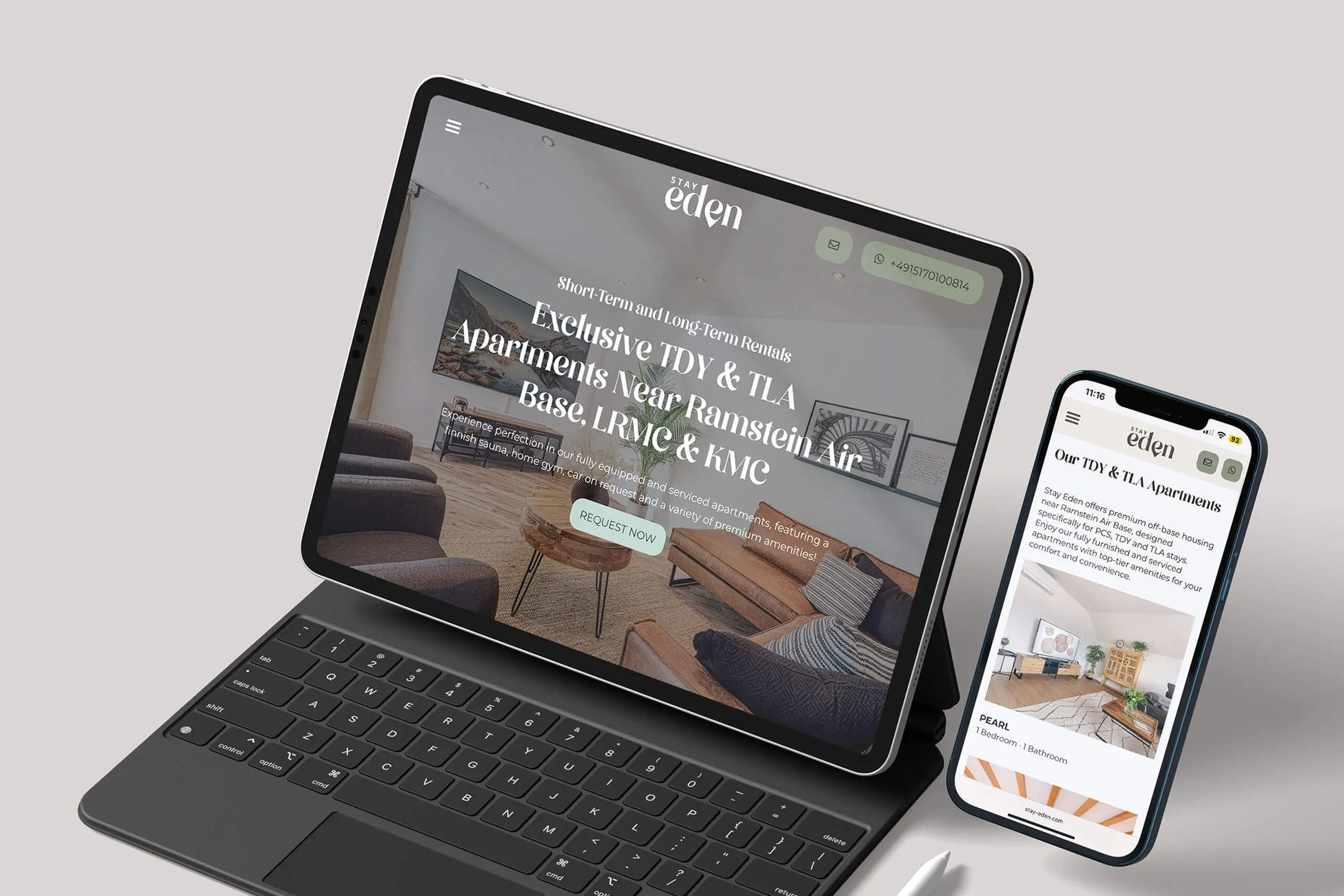 Stay Eden website